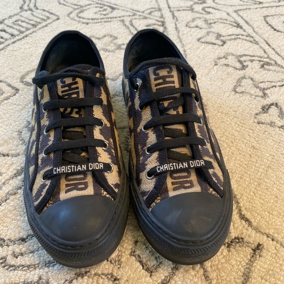 AUTHENTIC!!!! Christian Dior leopard sneakers ! Great condition!!! - Picture 14 of 15